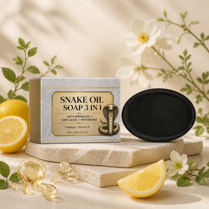 Snake Oil Facial Cleansing Bar – Nourishing Foam for Soft, Fresh Skin