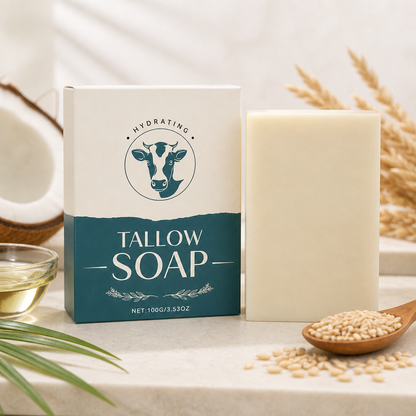 Tallow & Oat Cleansing Bar – Nourishing Care for Soft, Comforted Skin