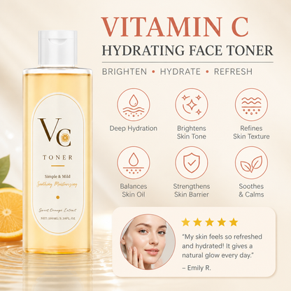 Vitamin C Hydrating Face Toner – Brightening Moisture for Radiant Skin