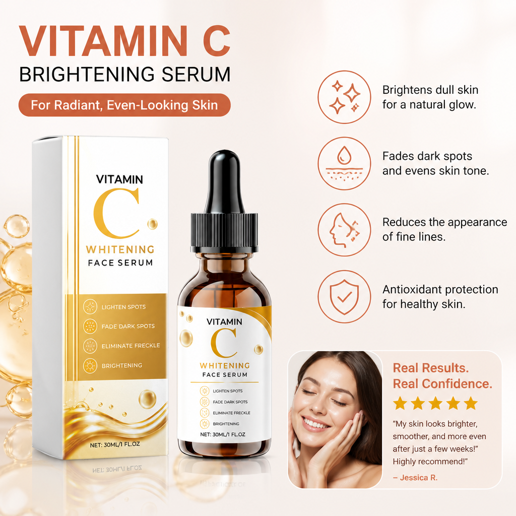 Vitamin C Brightening Serum – Hydrating Care for Radiant, Even-Looking Skin