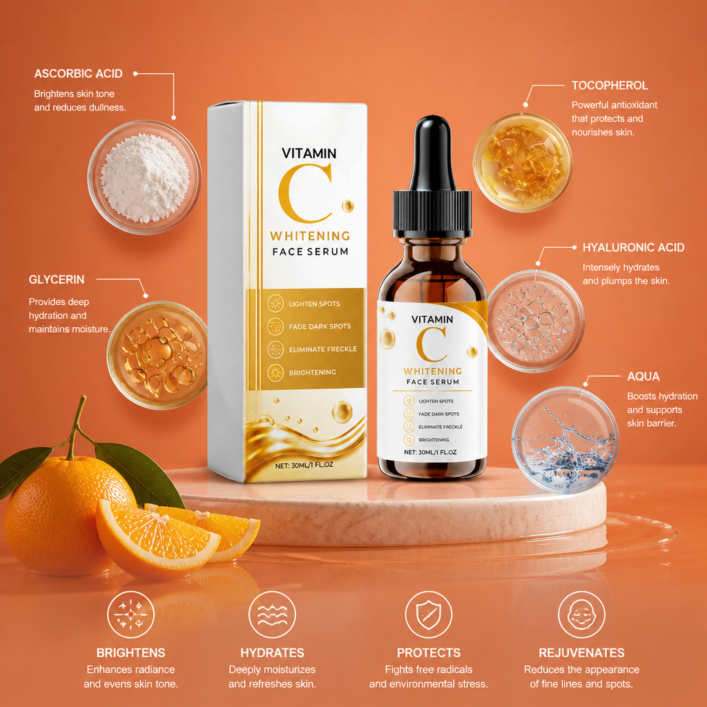 Vitamin C Brightening Serum – Hydrating Care for Radiant, Even-Looking Skin