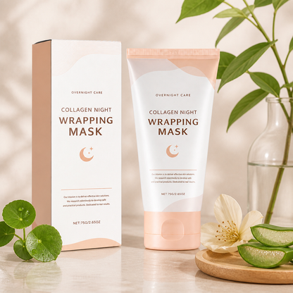 Collagen Peel-Off Sleeping Mask – Overnight Hydration & Smoother Skin