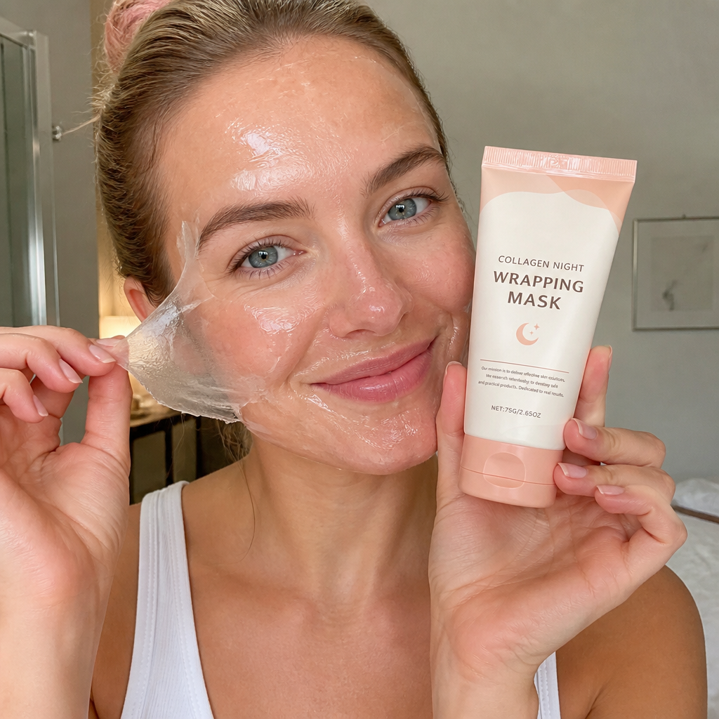 Collagen Peel-Off Sleeping Mask – Overnight Hydration & Smoother Skin
