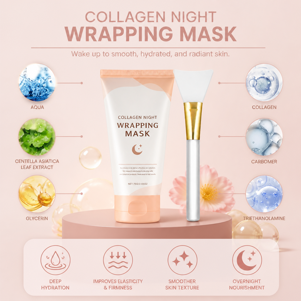 Collagen Peel-Off Sleeping Mask – Overnight Hydration & Smoother Skin